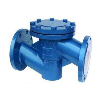 H41F46衬氟法兰止回阀