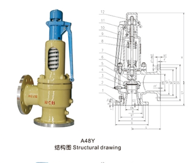 A44Y、A48Y高温高压蒸汽安全阀